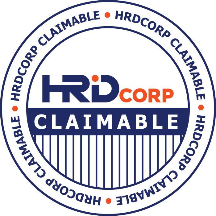 an official 'HRDC Claimable' logo 